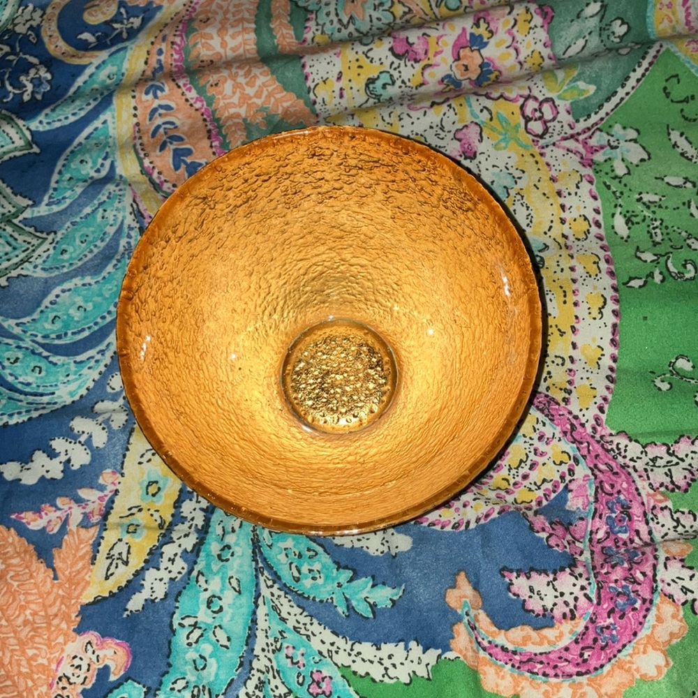 Gold bowl